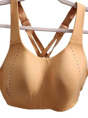 Lululemon AirSupport Sports Bra 34D High Support Orange Warm Apricot